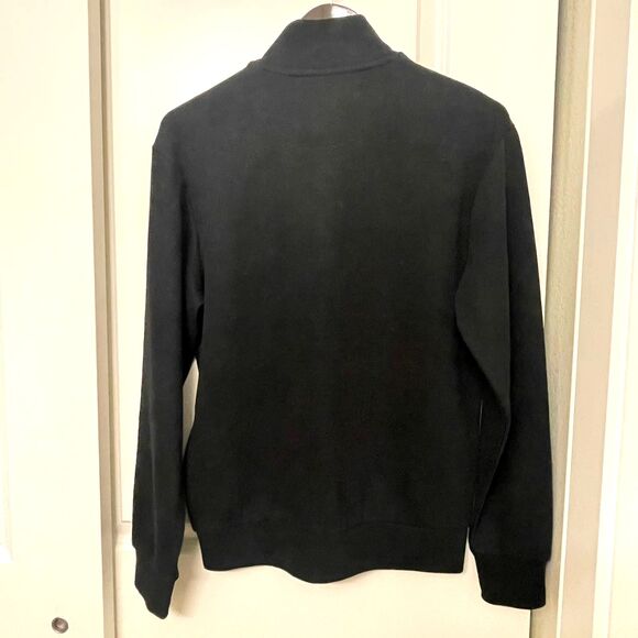 U.S. Polo Assn. Men’s Fleece Quarter Zip Pullover Black Sweatshirt Size S - Picture 3 of 9